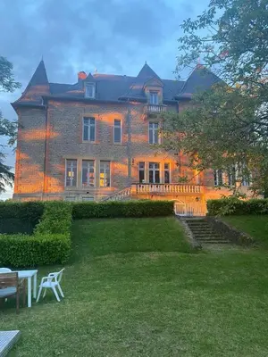 Jardin de l'établissement Castle Of Saint Germain Des Rives