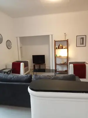 Coin salon dans l'établissement Logement spacieux et lumineux