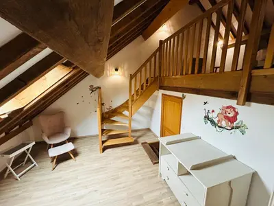 Coin salon dans l'établissement Gîte La Pause des Anges