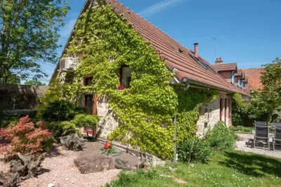 Jardin de l'établissement Gîte Les Hirondelles