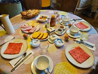 Nourriture dans la maison d'hôtes ou à proximité