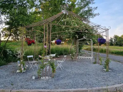 Jardin de l'établissement Chateau Le Plessis