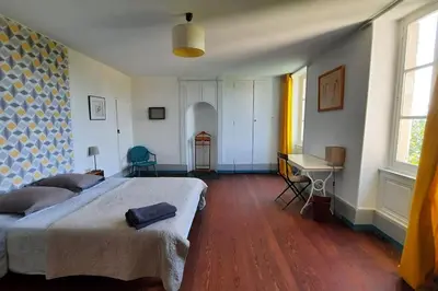 Un ou plusieurs lits dans un hébergement de l'établissement Cabana & La Jolie Ferme - Entre Chalon et Mâcon