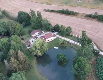 Paysage naturel près de la maison de vacances