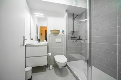 Salle de bains dans l'établissement Le Studio Leclerc