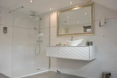 Salle de bains dans l'établissement Plume Suites