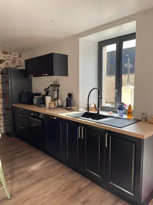 Cuisine ou kitchenette dans l'établissement Maison Valette