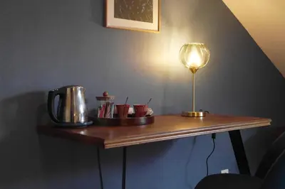Plateau bouilloire dans l'établissement Chambres d'Hôtes La mésange à tête Bleue