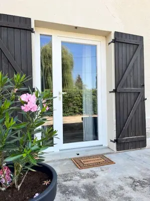 Jardin de l'établissement Gîte Le Polochon