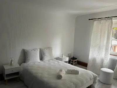 Un ou plusieurs lits dans un hébergement de l'établissement Maison coup de cœur