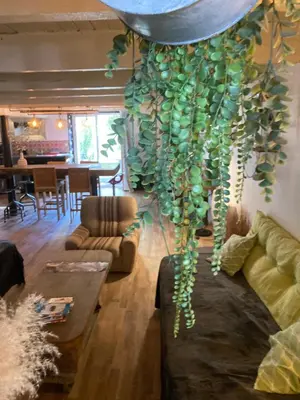 Coin salon dans l'établissement GITE Voie Verte , jardin, CV LOUHANS