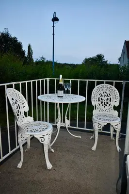 Balcon ou terrasse dans l'établissement Vakantiehuis Bourgondie