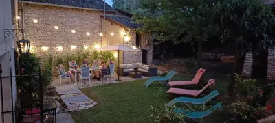 Jardin de l'établissement La Baudinière, Gîte 