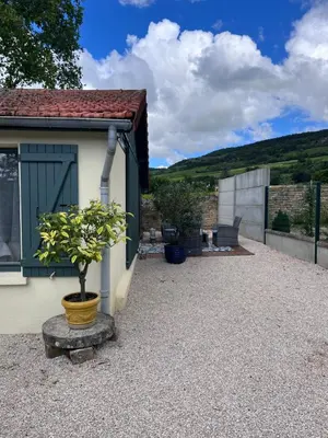 Vue générale sur la montagne ou vue sur la montagne depuis la maison de vacances