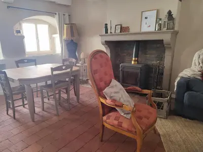 Coin salon dans l'établissement La Vignotte