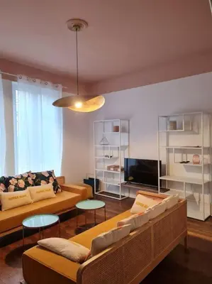 Télévision ou salle de divertissement dans l'établissement Art déco-cooning