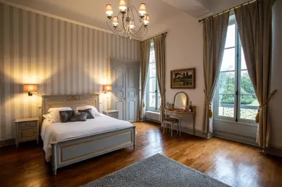 Un ou plusieurs lits dans un hébergement de l'établissement CHATEAU DE QUINCEY