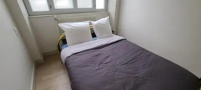 Un ou plusieurs lits dans un hébergement de l'établissement Lons-le Saunier Appartement Site remarquable