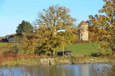 Paysage naturel près de la maison de vacances
