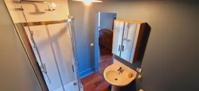 Salle de bains dans l'établissement Le duplex