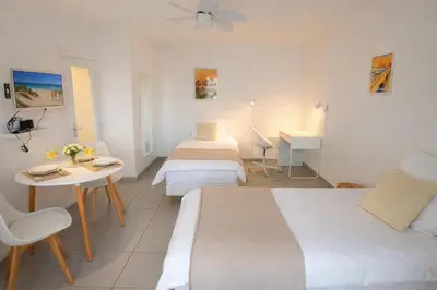Un ou plusieurs lits dans un hébergement de l'établissement Le Twins - Appartement de charme à Digoin