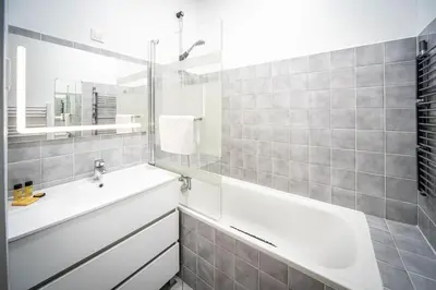 Salle de bains dans l'établissement Appartement cosy Hyper centre