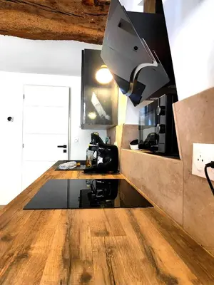Cuisine ou kitchenette dans l'établissement L'Authentique - Pommard