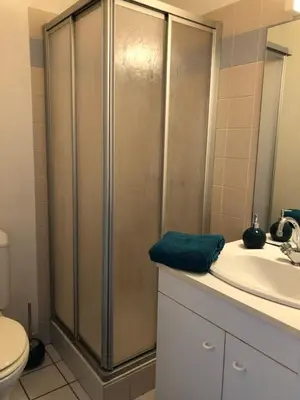Salle de bains dans l'établissement Studio lumineux centre-ville