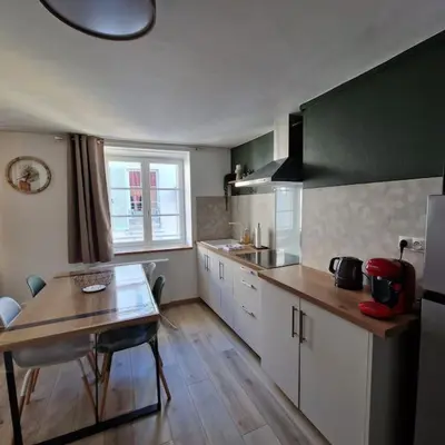 Cuisine ou kitchenette dans l'établissement Studio Rue Carnot Le St Pierre