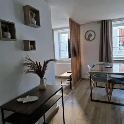 Coin salon dans l'établissement Studio Rue Carnot Le St Pierre