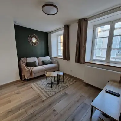 Coin salon dans l'établissement Studio Rue Carnot Le St Pierre