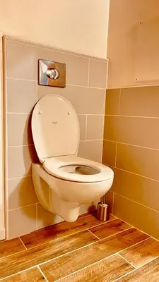Salle de bains dans l'établissement La Chambre du Clos - Meursault