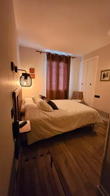 Un ou plusieurs lits dans un hébergement de l'établissement Auberge de la Marine
