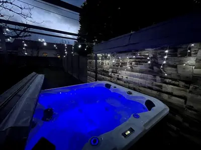 Plan de l'établissement Belle maison rénovée avec jacuzzi