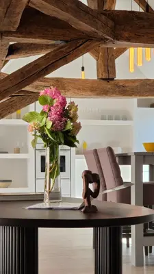 Coin salon dans l'établissement L'Arbre Voyageur - Suite de Luxe au cœur d'Autun