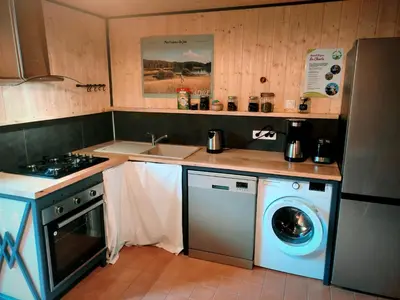 Cuisine ou kitchenette dans l'établissement Atelier de l'Arbre-Lune