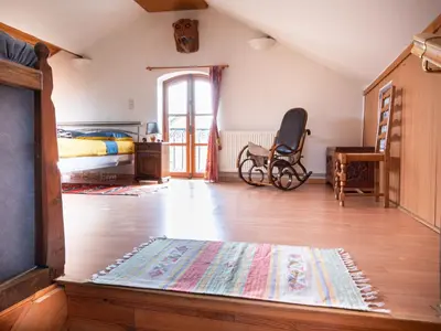 Coin salon dans l'établissement Holiday Home Le Noyer by Interhome