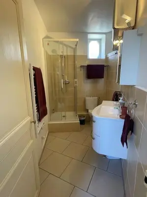 Salle de bains dans l'établissement Appartement - Dijon centre
