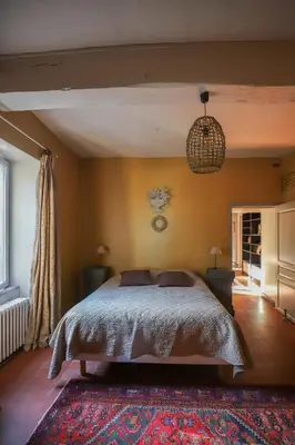 Un ou plusieurs lits dans un hébergement de l'établissement Le gîte de Montjardin du Château de Vaulx