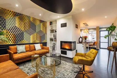 Coin salon dans l'établissement La Maison Rossi, Demeure chic