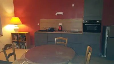 Cuisine ou kitchenette dans l'établissement Au Numéro 4