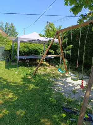 Jardin de l'établissement gite des palmiers