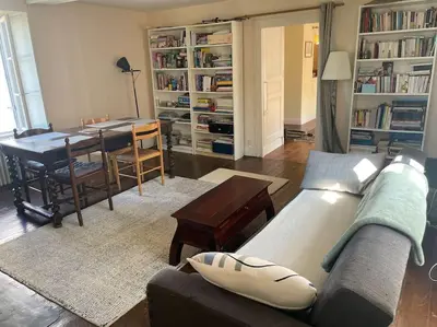Coin salon dans l'établissement La maison de Laulli