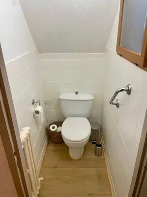 Salle de bains dans l'établissement Appartement cosy en centre ville