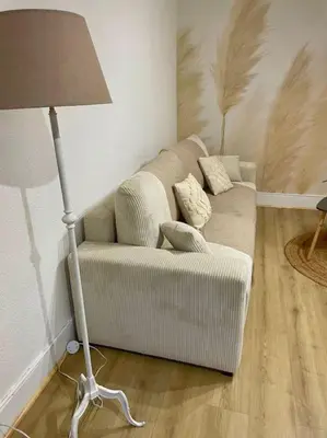 Coin salon dans l'établissement Appartement cosy en centre ville