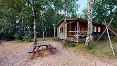 Paysage naturel près de le camping