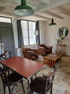 Coin salon dans l'établissement La Maison du Pêcheur