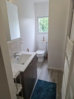 Salle de bains dans l'établissement La Maison du Pêcheur