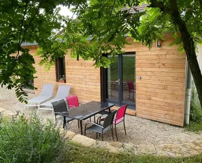 Jardin de l'établissement Lodge détente et spa