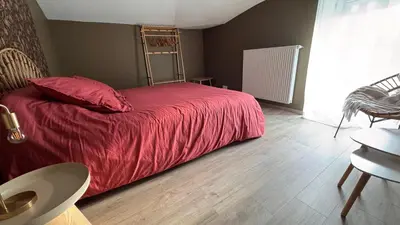 Un ou plusieurs lits dans un hébergement de l'établissement Gîte 